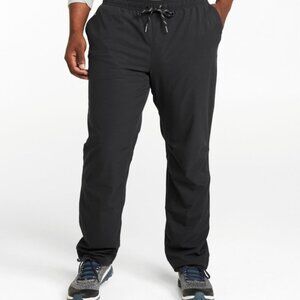 LL BEAN SIZE XXL 30" MULTISPORT NAVY BLUE ELASTIC WAIST PULL ON PANTS